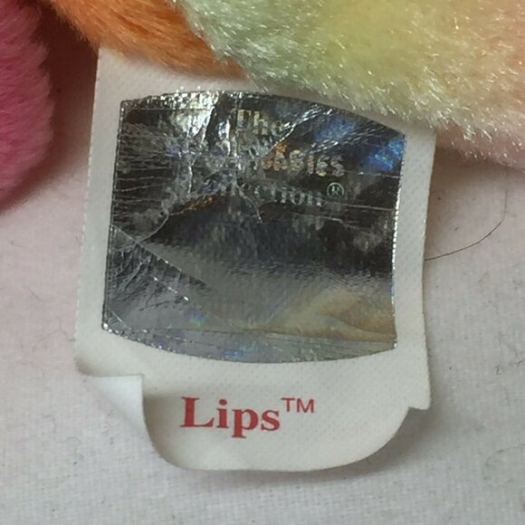 Ty Beanie Baby Lips Fish Plush Stuffed Animal Retired W Tag Birthday Mar 15 1999 - Picture 6 of 10